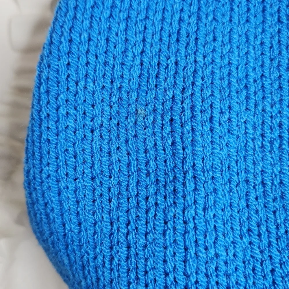 New Anthropologie Mare Mare Pleated Maxi Dress Cobalt Blue size L - Picture 6 of 14